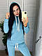 Костюм жіночий теплий із капюшоном і кишенею, фото 9