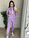Костюм жіночий теплий із капюшоном і кишенею, фото 3