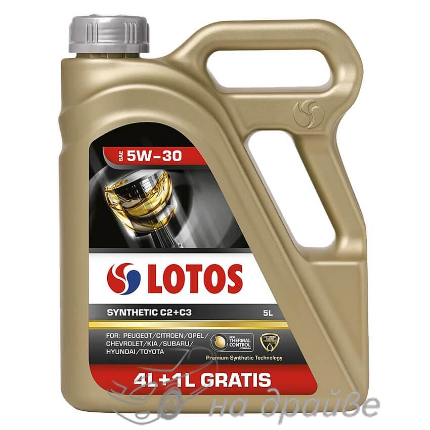 Масло моторне SYNTHETIC C2/C3 SN 5W-30 4 + 1 л Lotos Oil