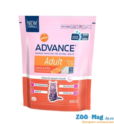 Корм для котів (Advance) ЕДВАНС Лосось і рис 0,4 кг, фото 1