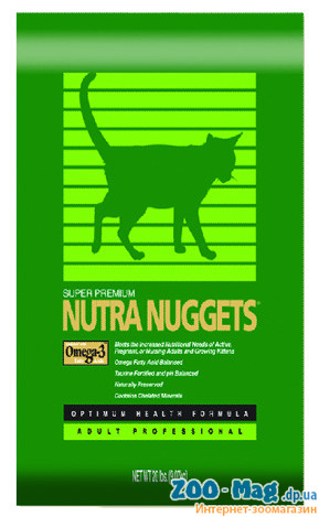 Корм для кішок Нутра Наггетс зелений індор хайрбол 1кг