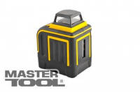 MasterTool Уровень лазерный H360+V, 2 лазерные головки RED, 0.2мм/м, 10м, Li-ion, сумка, Арт.: 30-1905