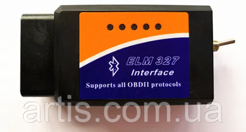 Автомобільний сканер Bluetooth elm 327 pic 25K80 v1.5 з перемикачем ms hs obd 2