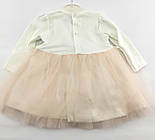 Дитяче плаття Туреччина 9, 12, 18 місяців для новонародженої дівчинки ошатне персикове (ПДН28), фото 2