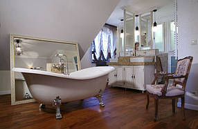 Ванна окремо стоїть OTYLIA Отілія 160х77х70 см BESCO PMD AMBITION на бронзових левових лапах