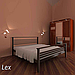 Ліжко металеве двоспальне Лекс 2 / Lex 2, фото 2