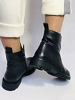 Farinni. Модні жіночі осінні черевики на низькій підошві. Натуральна шкіра. Розмір 36, фото 8