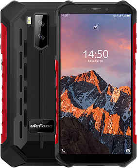 Смартфон Ulefone Armor X5 Pro 4/64 Gb, Android 10, 5000 mAh, 4G, NFC, 8 ядер, Підводна зйомка, Дисплей 5.5"