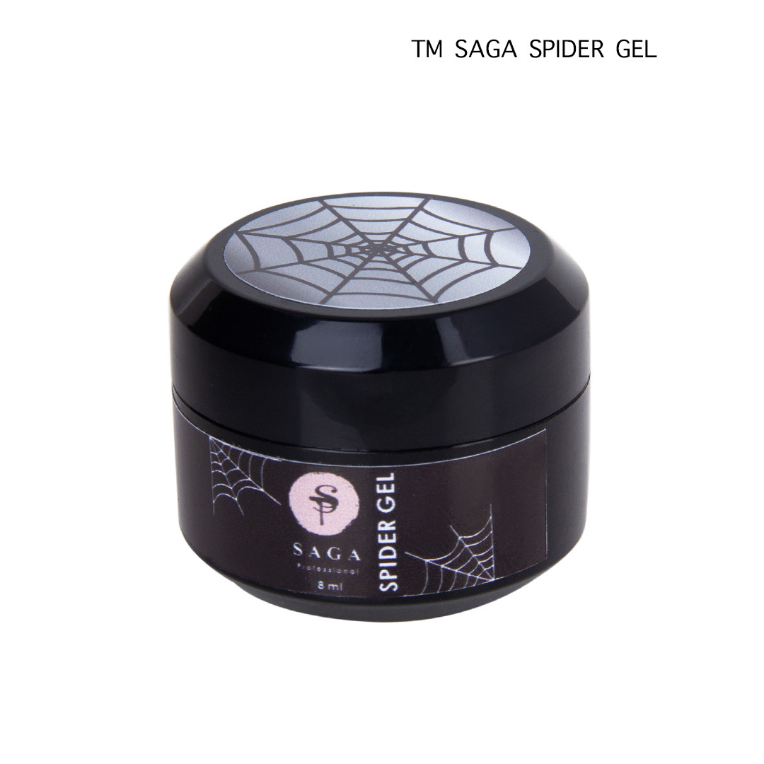 Гель-павутинка Saga No 1 (срібло), 8ml.