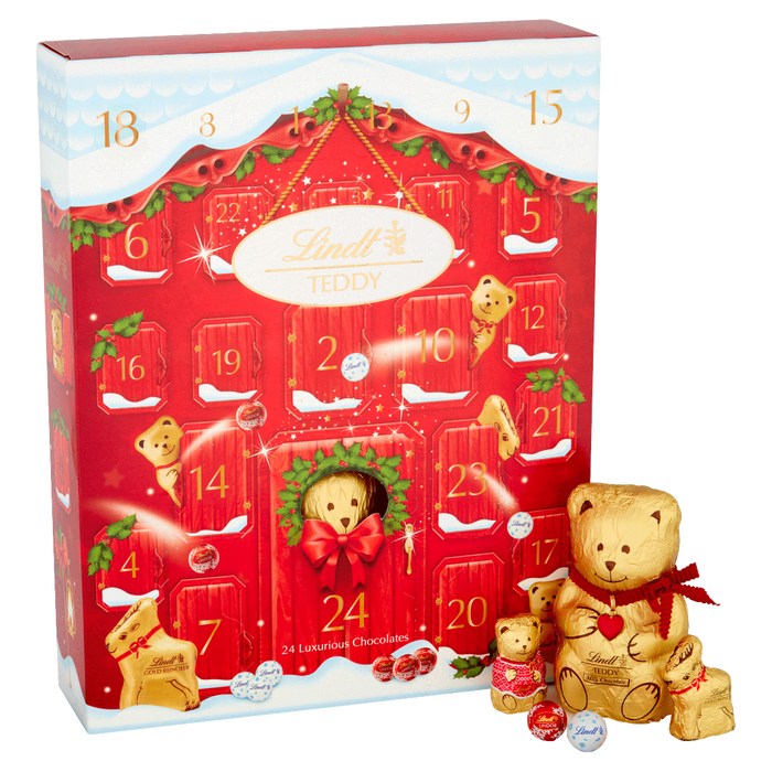 Купить Адвент календарь Lindt Teddy Advent Calendar 250g подарки "Sweet ...