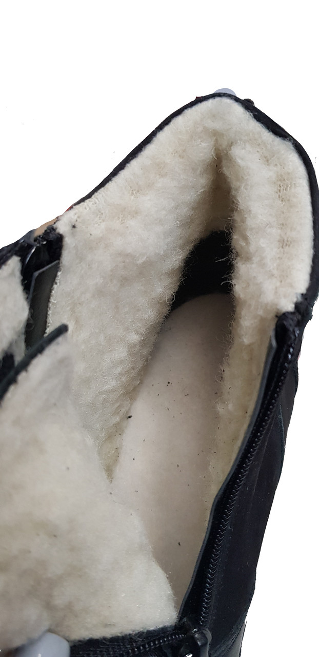 Ботинки черные женские зимние Steizer - фото 4 - id-p1282658392