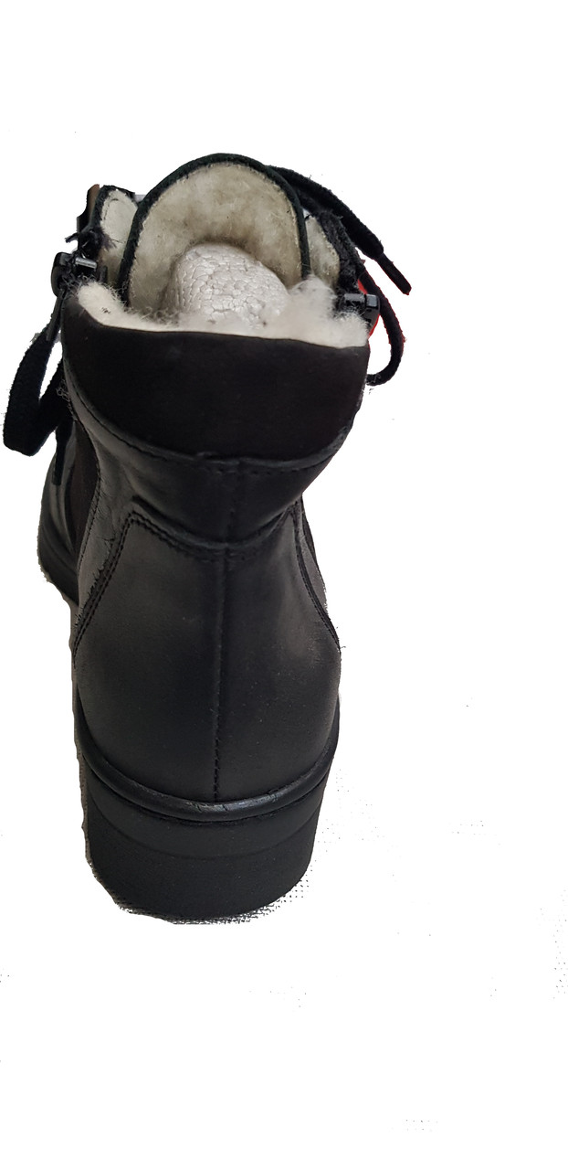 Ботинки черные женские зимние Steizer - фото 2 - id-p1282658392