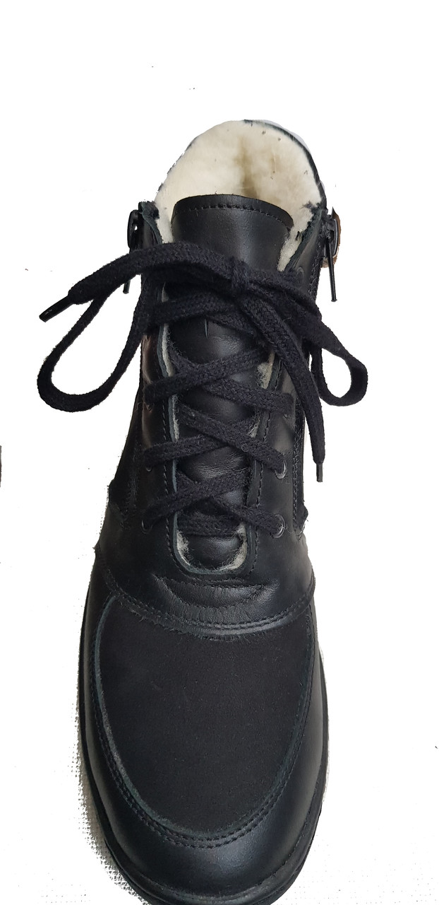 Ботинки черные женские зимние Steizer - фото 8 - id-p1282658392