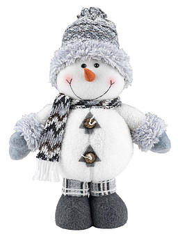 Новогодняя игрушка мягкая снеговик 40 см, hotdeal