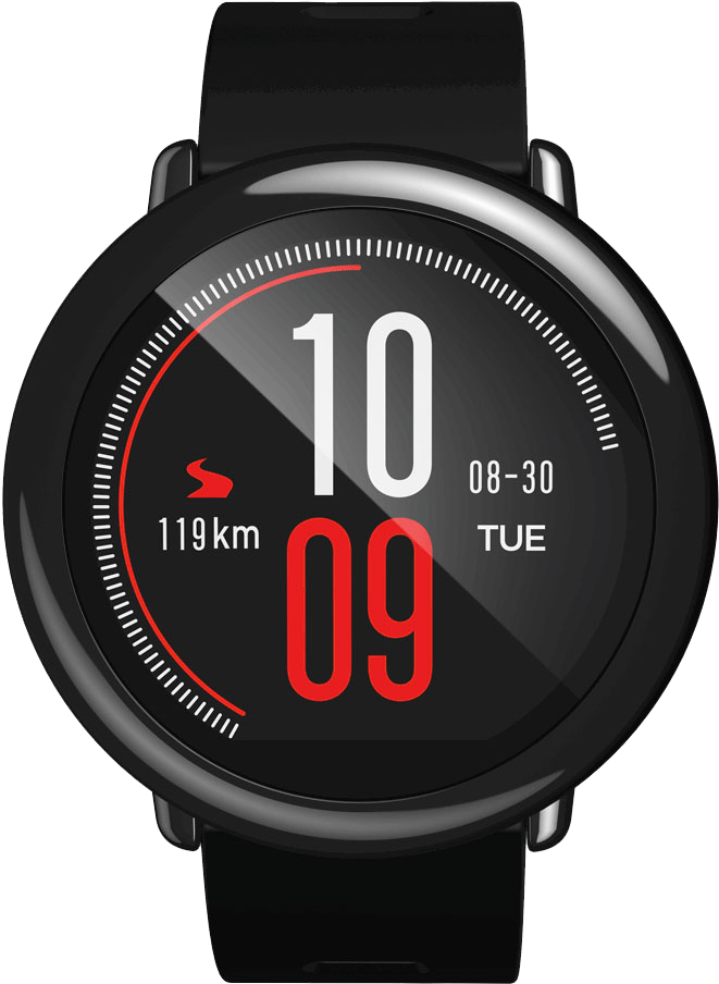 Розумний спортивний годинник Xiaomi AMAZFIT Pace Black Sport Smartwatch, A1612, Чорні