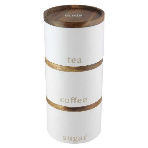 Банка для сипких Husla 3 штуки d13 см h9 см сталь (73948), фото 1