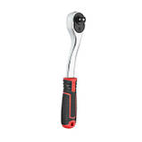 Набір головок STORM 3/8", 6-24 мм, подовжувач, рукоятка з храповим механізмом, 20 од., Cr-V INTERTOOL ET-8015, фото 5