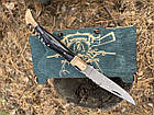 Ніж складаний дамаський зі штопором S- 52 ріг буйвола, фото 2