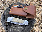 Ніж мисливський складаний зі стругачкою дамаск s- 92, фото 2