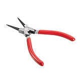 Щипці для зняття та встановлення стопорних кілець 150 мм, прямі на стиск INTERTOOL HT-7005, фото 2