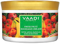 Крем массажный фруктовый питательный 150г Ваади, Vaadi Herbals Mix Fruit Massage Cream, Аюрведа Здесь!