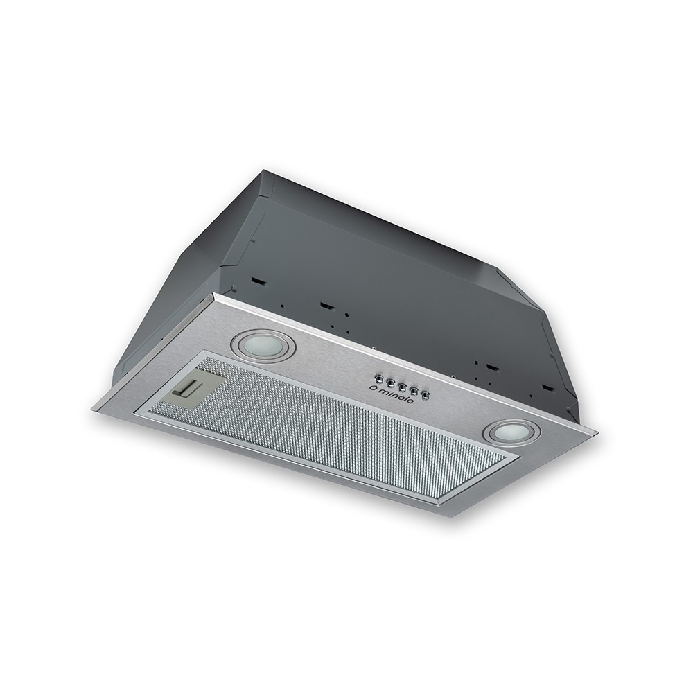 Витяжка для кухні вбудована в шафу Minola HBI 5622 I 1000 LED, нержавіюча сталь шириною 52 см, фото 1
