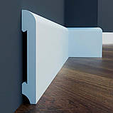 Ударостійкий плінтус із дюрополімеру LPC-11 Cezar заввишки 78 мм. Польща, фото 3