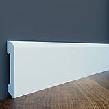 Ударостійкий плінтус LPC-11 Cezar з дюрополімер заввишки 78 мм, Польща, фото 3