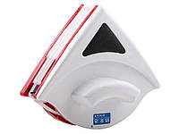Магнитная щетка для мытья окон с двух сторон 15 to 24 mm Красный Хіт продажу!