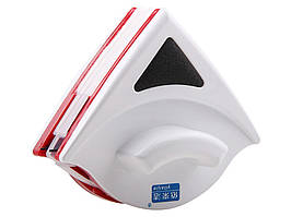 Магнітна щітка для миття вікон з двох сторін 15 to 24 mm Червоний Хіт продажу!