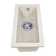 Гранітна кухонна мийка Perfelli ESTO PGE 10-22 LIGHT BEIGE, світло-бежева, під стільницю, одночашева, фото 6