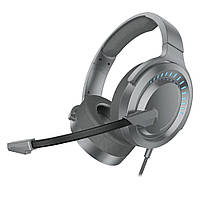 Игровые наушники BASEUS GAMO Immersive Virtual 3D Game headphone NGD05-0A (Серые)