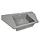 Мийка кухонна гранітна Perfelli MAJESTIC TGM 1251-96 GREY METALLIC, фото 6