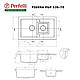 Мийка кухонна гранітна Perfelli PIERRA PGP 536-78 SAND, фото 4