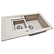 Мийка кухонна гранітна Perfelli PIERRA PGP 536-78 SAND, фото 6