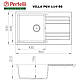 Мийка кухонна гранітна Perfelli VILLA PGV 114-86 WHITE, фото 4