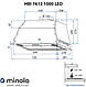 Повновбудована кухонна витяжка вбудована в шафу Minola HBI 7612 I 1000 LED, нерж. сталь шириною 72 см, фото 2