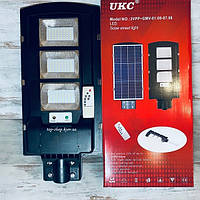 Світильник вуличний ліхтар на сонячній батареї UKC 7145 LED Solar Street Light 135 Вт з пультом