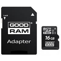 Новинка Карта памяти Goodram 16GB microSDHC Class 10 (M1AA-0160R12) !