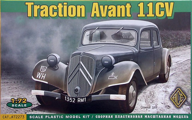 Пластикова модель 1/72 ACE 72273 Автомобіль Citroen Traction Avant CV11