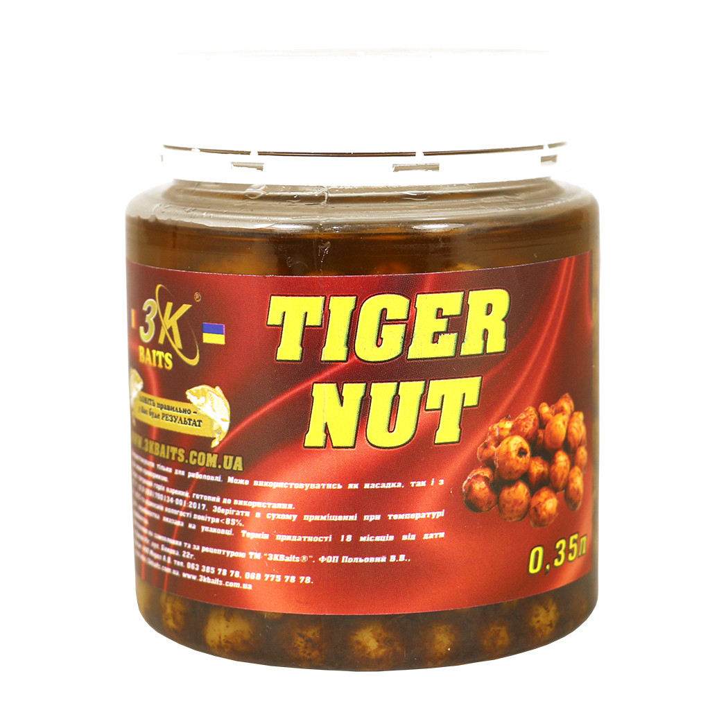Прикорм 3KBaits Тигровый орех Натуральный 180г (3KB1019)