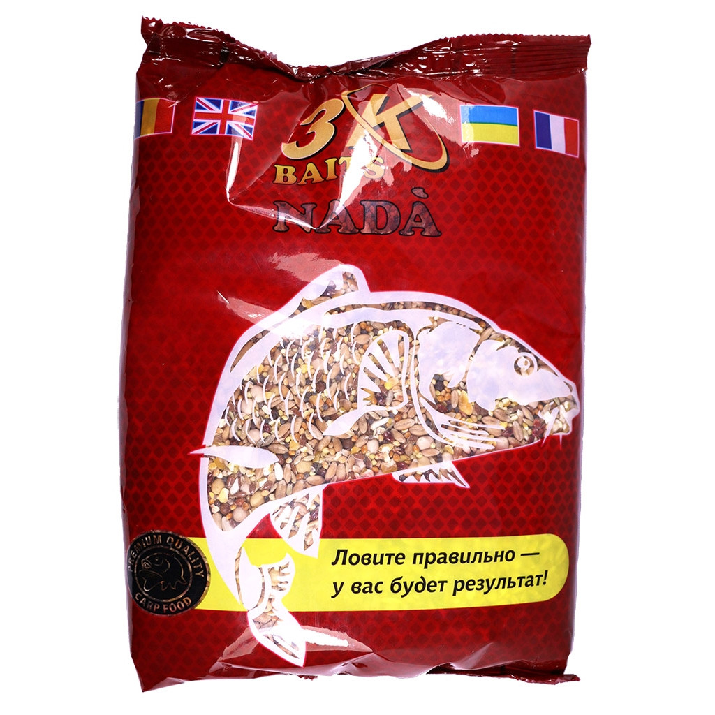 Прикорм 3KBaits Golden MIX 15 зерен 1000г (3KB1061), фото 1