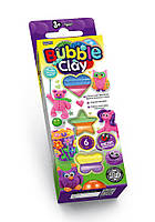 Тесто для лепки Bubble Clay 6 цв. (укр) Danko Toys BBC-01-01U шариковый пластилин живые глазки магнитная лента