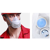 Пилозахисна маска PM2.5, респіратор. 10 фільтрів N95
