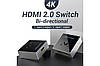 Спліттер Vention 2.0 HDMI перемикач Upgraded version 4K 60Hz 3D (AFLHO), фото 7