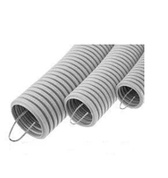 Гофротруба Standard сіра d25 мм (100), ПВХ труба, що не підтримує горіння