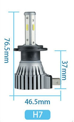 Світлодіодні LED лампи головного світла H7 Z4 CSP 8000Lm 50Watt