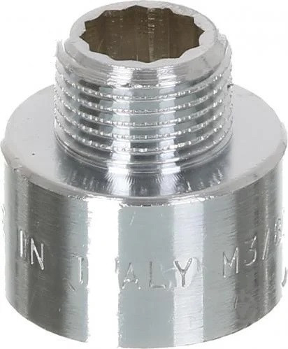 Перехідник хромований 1/8"×3/4" ЗВ Pattaroni (art.F043)