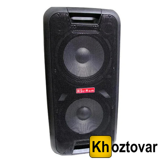 Портативна акустика з двома мікрофонами Su-Kam 1010 ⁇ 2000W