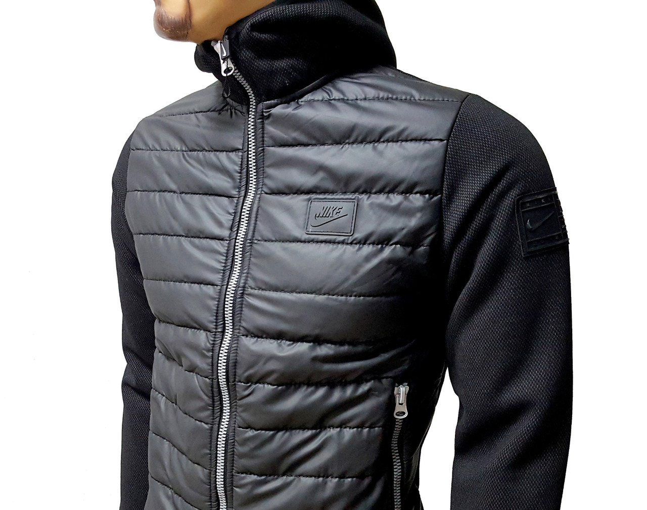 Чоловіча демісезонна вітровка на хутрі Nike tech fleece,оригінал